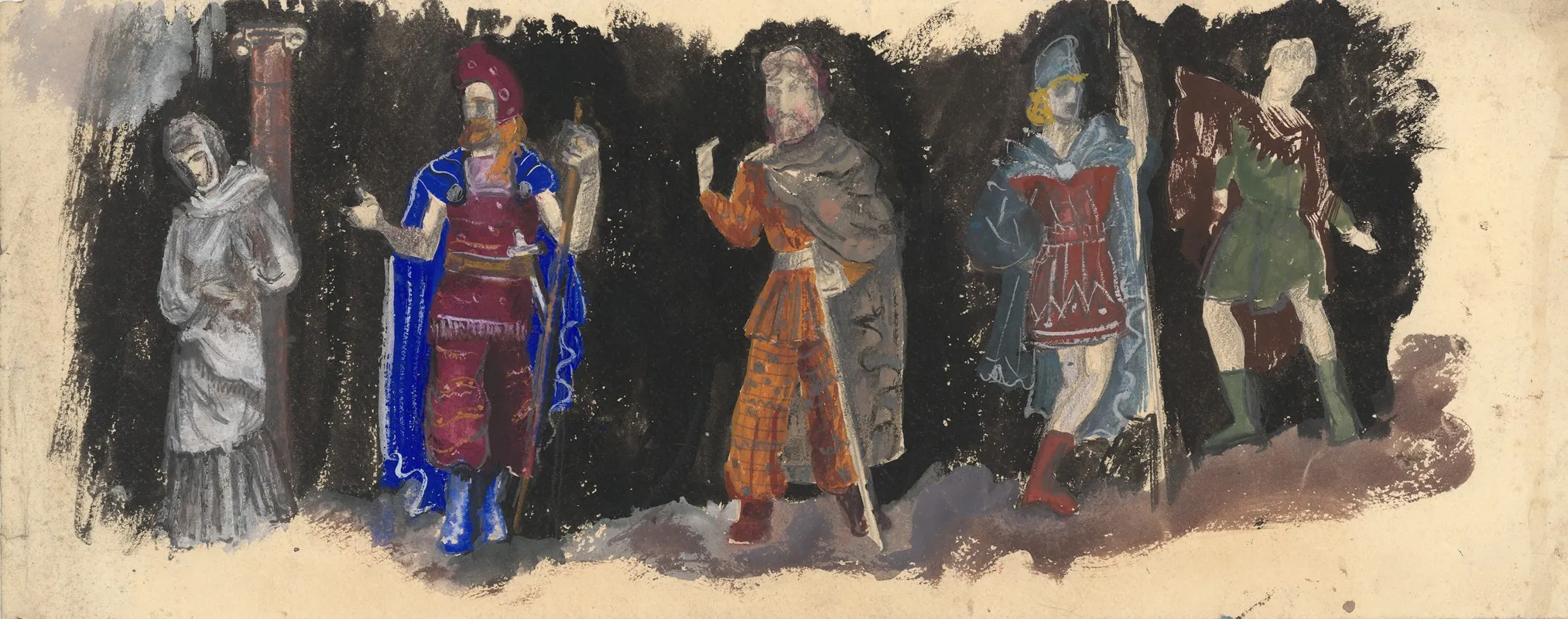 Reeks Onbekende Personages 2 Wall Art by Lon Landau - High-Resolution Digital Print