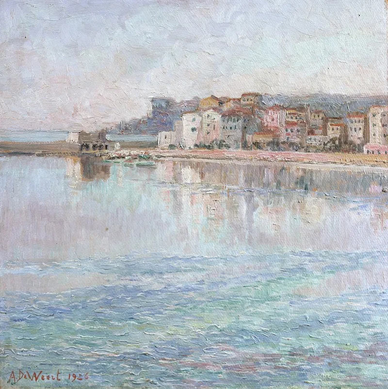 Reflections On The Sea Near Menton Cote Dazur