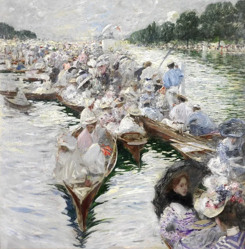 Regatta Wall Art by Friedrich Stahl Henley - High-Resolution Digital Print