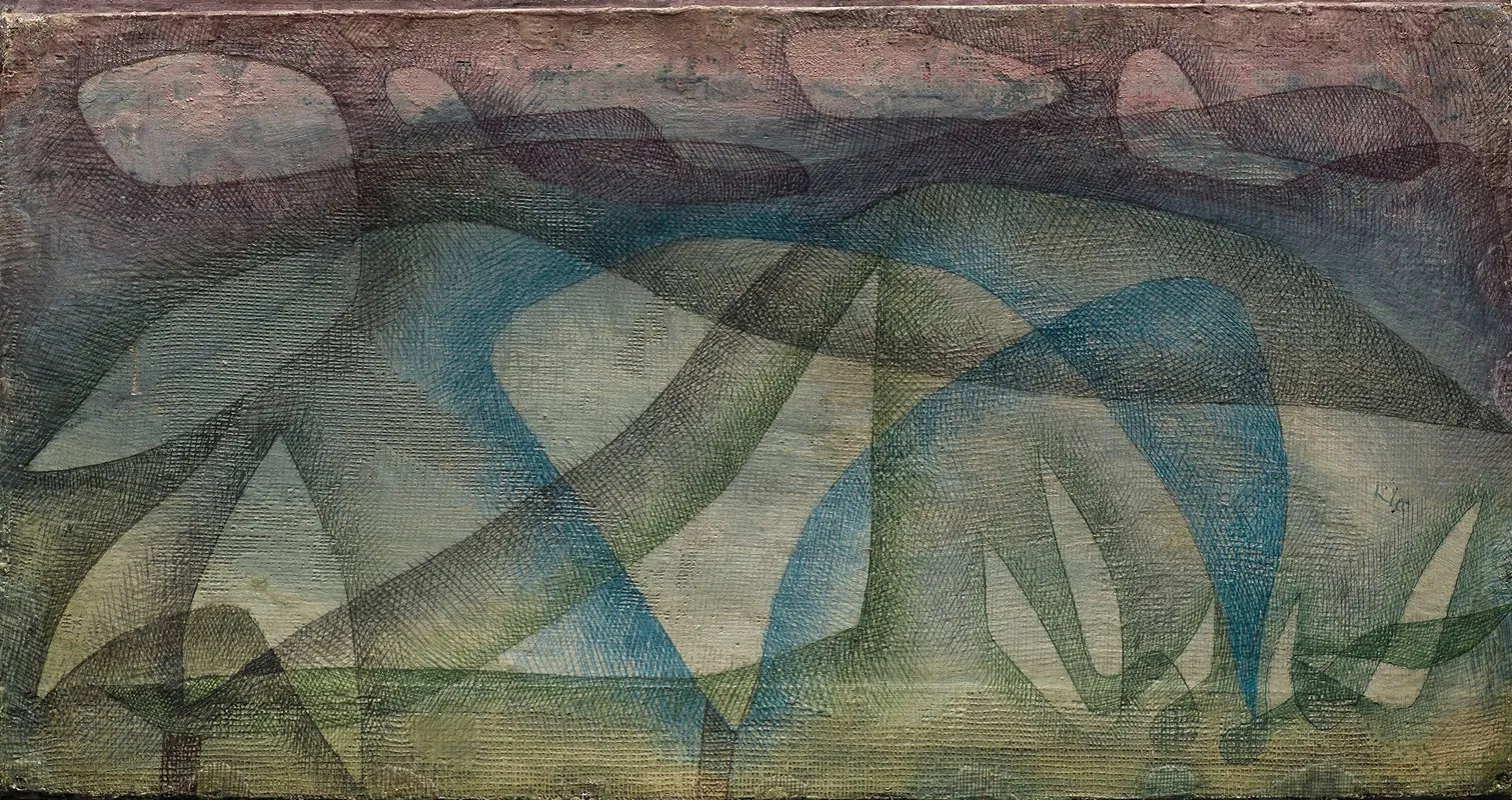 Regentag Wall Art by Paul Klee - High-Resolution Digital Print