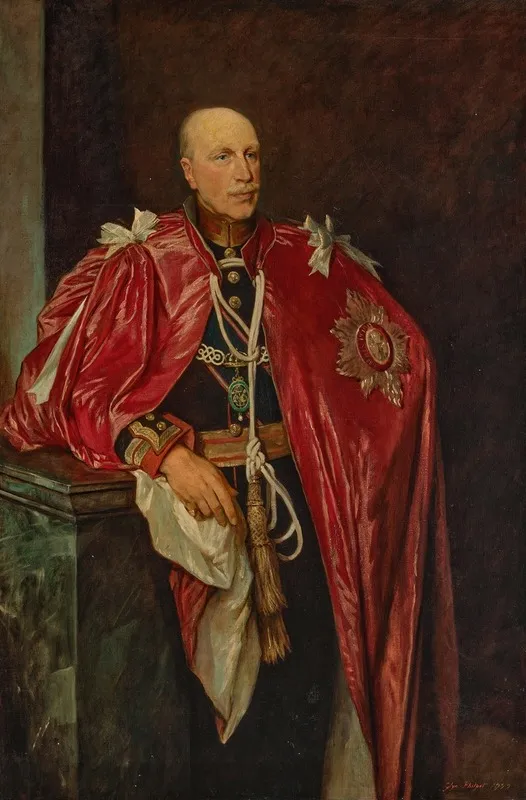Reginald Baliol Brett 2nd Viscount Esher In The Robes Of The Order Of The Bath Wall Art by Glyn Warren Philpot - High-Resolution Digital Print