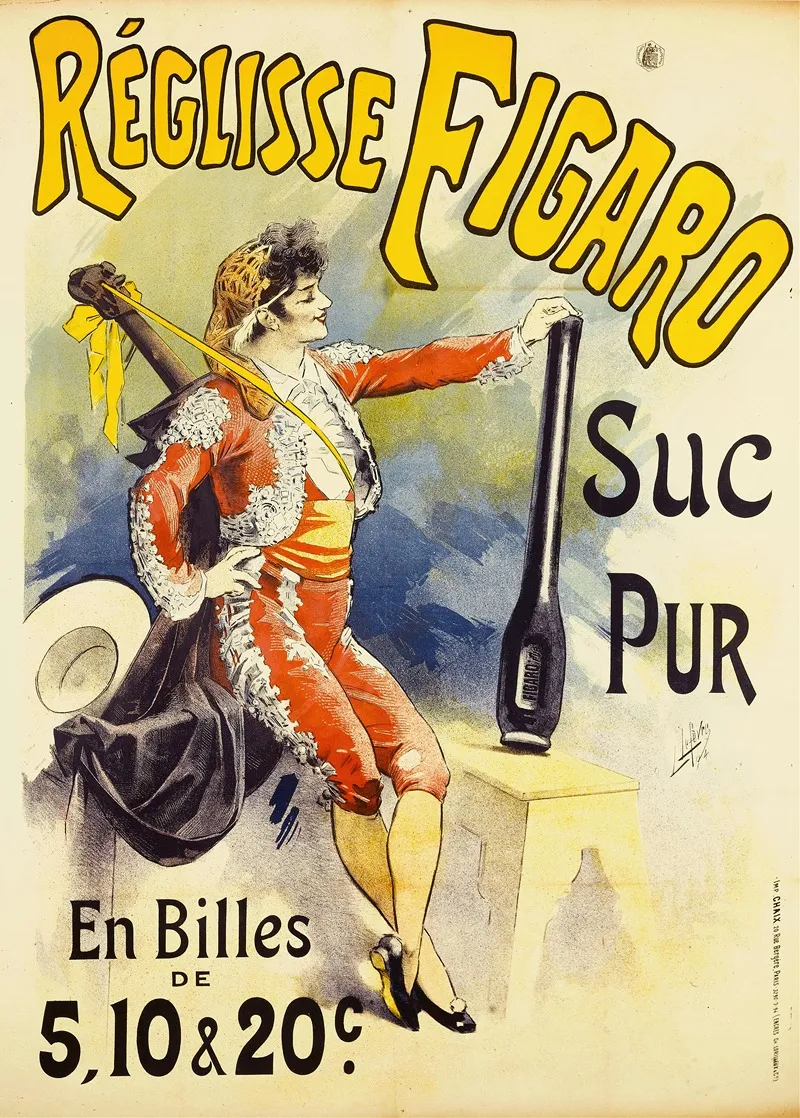 Reglisse Figaro Wall Art by Lucien Lefèvre - High-Resolution Digital Print