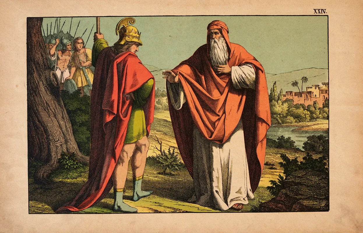 Rehoboam And The Prophet Shemaiah Wall Art by Theodor Eckardt - High-Resolution Digital Print