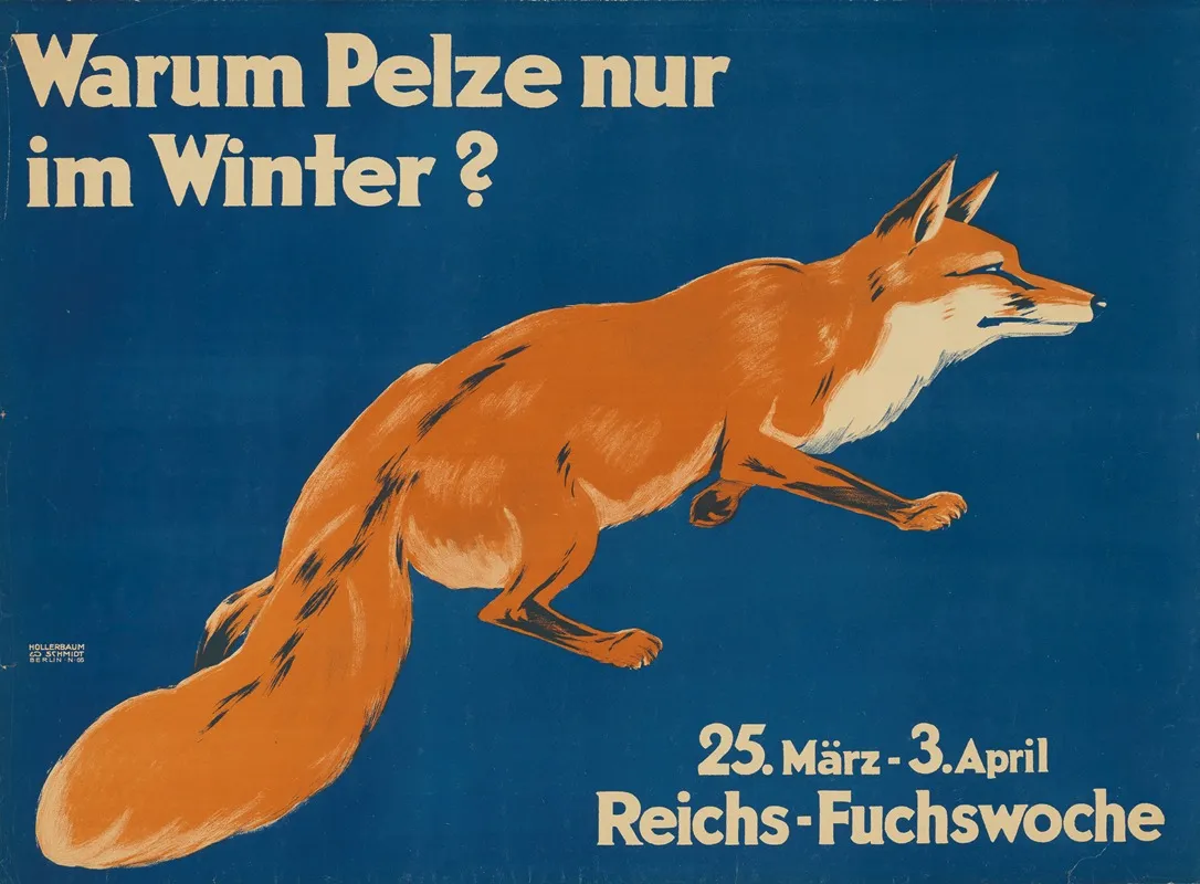 Reichs Fuchswoche Wall Art by Hollerbaum &amp; Schmidt - High-Resolution Digital Print