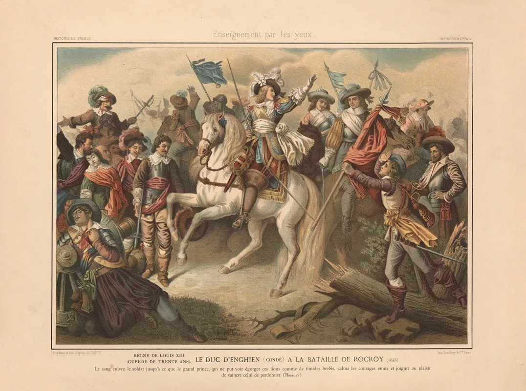 Reign Of Louis Xiii Thirty Years War The Duke Of Enghien Conde At The Battle Of Rocroi 19 May 1643