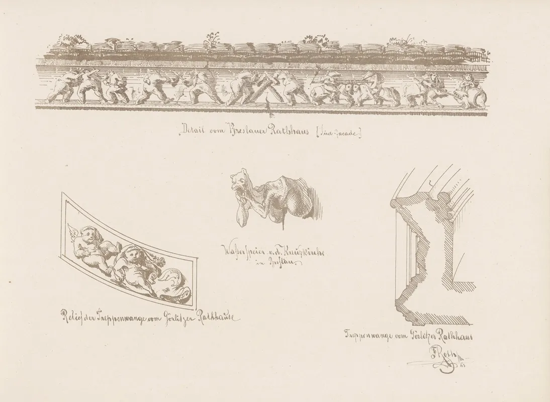 Reise Album 1863 Pl 12 Wall Art by Burchard Gebrüder - High-Resolution Digital Print
