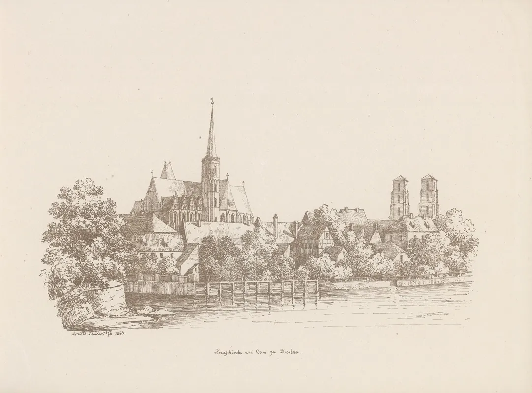 Reise Album 1863 Pl 15 Wall Art by Burchard Gebrüder - High-Resolution Digital Print