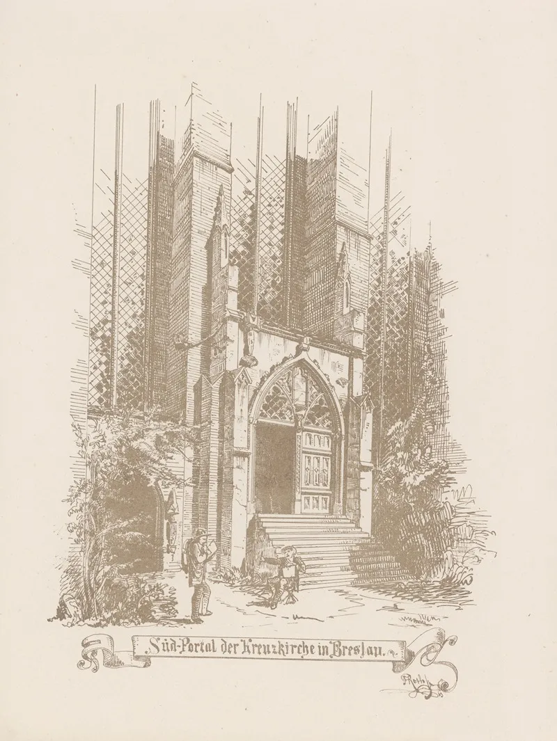 Reise Album 1863 Pl 16 Wall Art by Burchard Gebrüder - High-Resolution Digital Print
