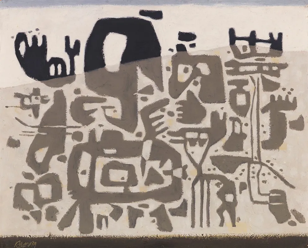 Relation Wall Art by Willi Baumeister - High-Resolution Digital Print
