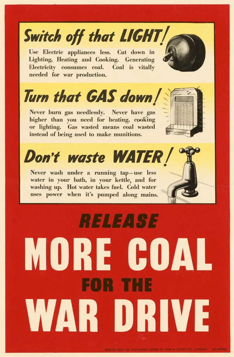 Release More Coal For The War Drive