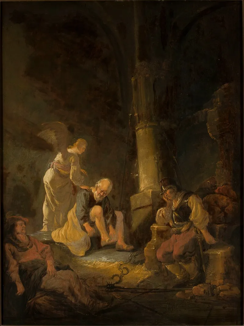 Release Of St Peter From Prison Wall Art by Benjamin Gerritsz. Cuyp - High-Resolution Digital Print