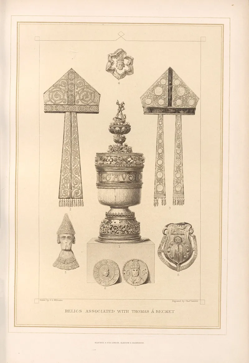 Relics Associated With Thomas A Becket Wall Art by Thomas Archer - High-Resolution Digital Print