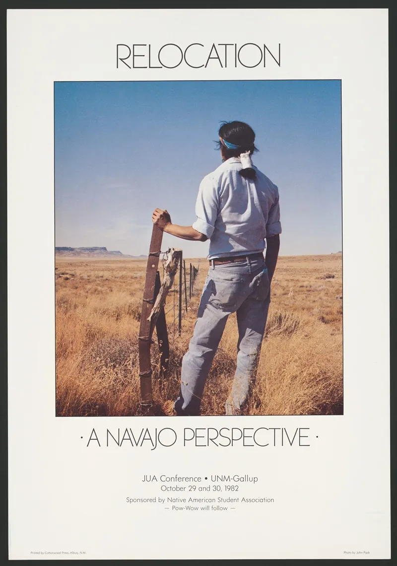 Relocation A Navajo Perspective Wall Art by John A. Pack - High-Resolution Digital Print