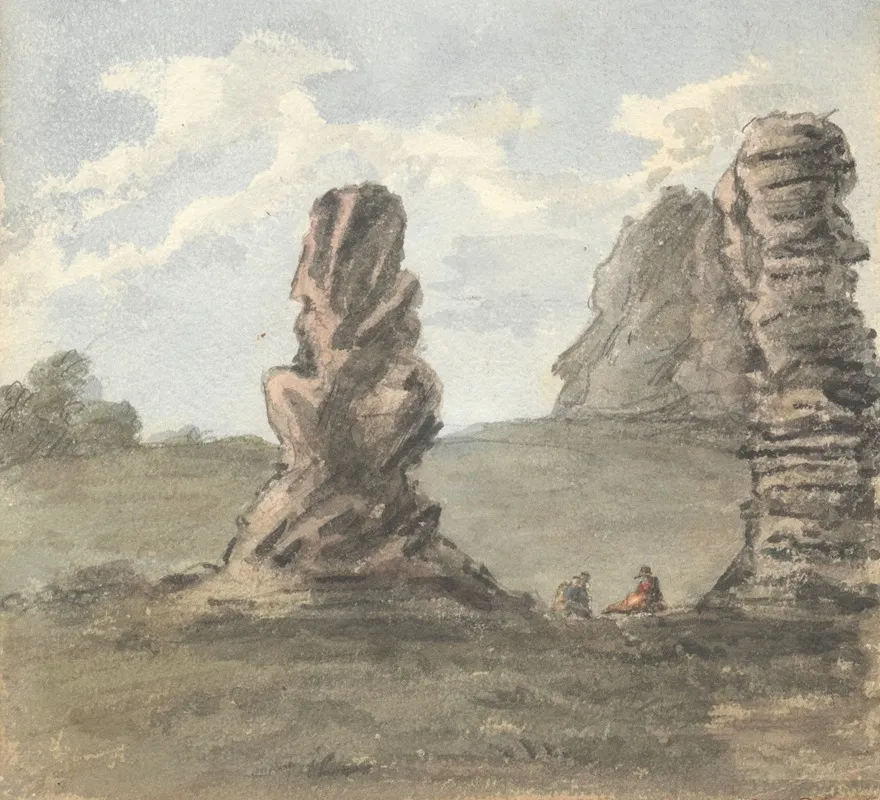 Remains Of Fort On Mt St Catherine Near Roeun Said To Have Been The Station Of R Coeur De Lion