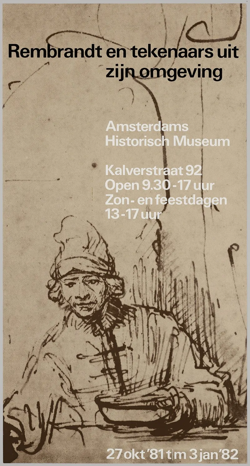 Rembrandt En Tekenaars Uit Zijn Omgeving Wall Art by Jolijn van de Wouw - High-Resolution Digital Print