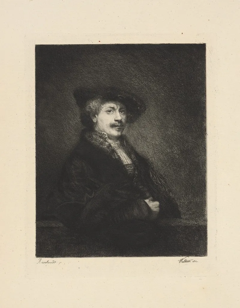 Rembrandt Wall Art by Charles Albert Waltner - High-Resolution Digital Print