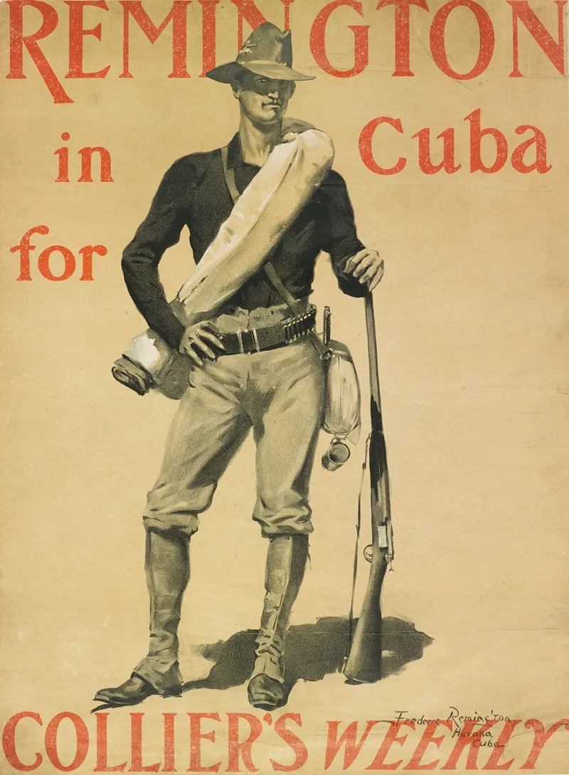 Remington In Cuba For Colliers Weekly Wall Art by Frederic Remington - High-Resolution Digital Print