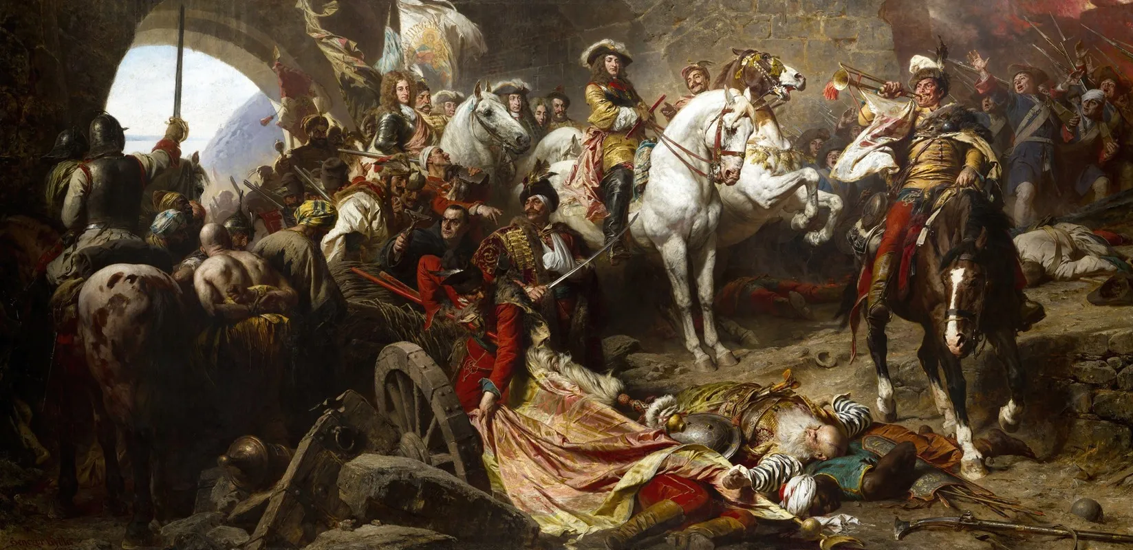 Reoccupation Of Buda Castel In 1686 Wall Art by Gyula Benczúr - High-Resolution Digital Print