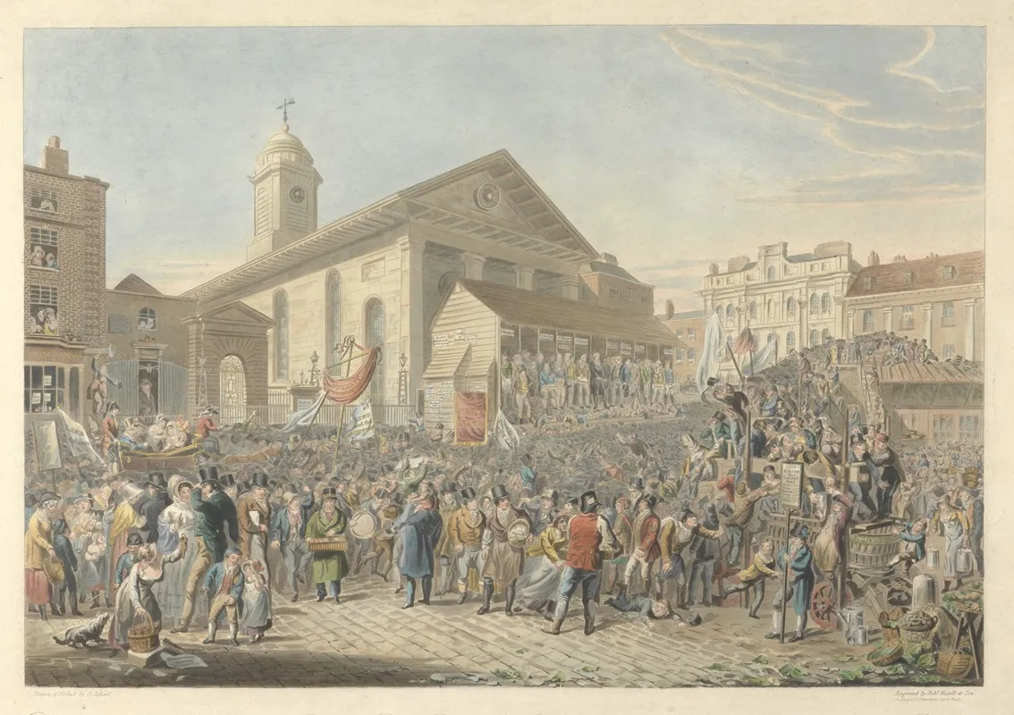 Representation Of The Election Of Members Of Parliament For Westminster 1820