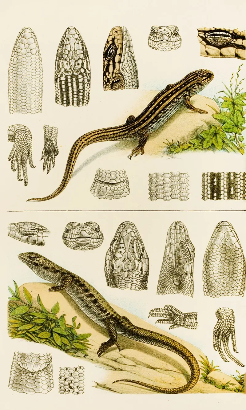 Reptiles Viii Wall Art by Frederick McCoy - High-Resolution Digital Print