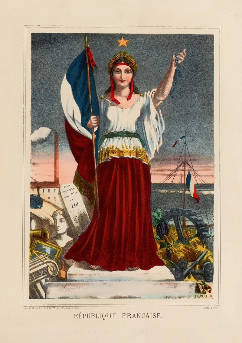 Republique Francaise Wall Art by Chevaillier - High-Resolution Digital Print