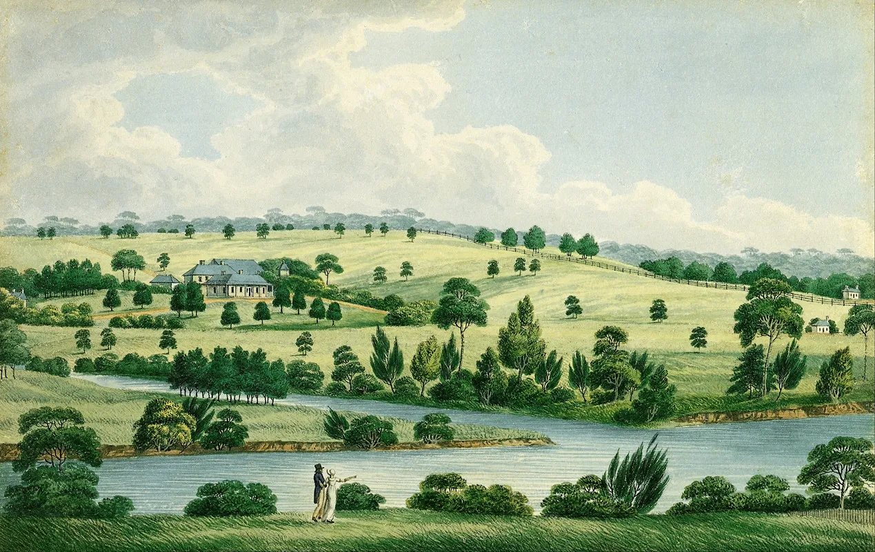 Residence Of John Macarthur Esq Near Parramatta N S W