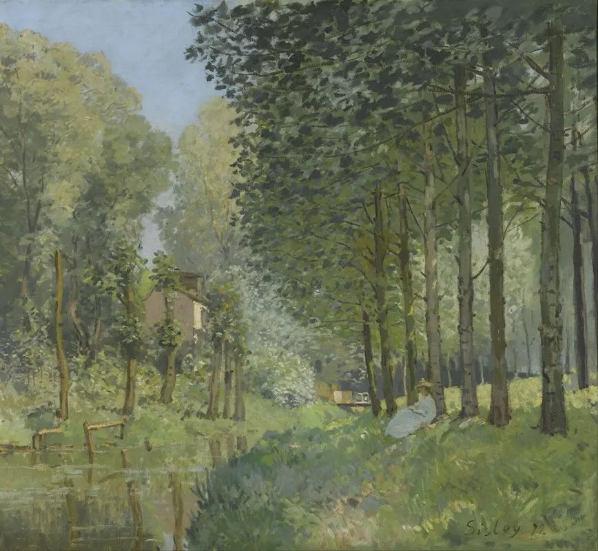 Rest Along The Stream Edge Of The Wood