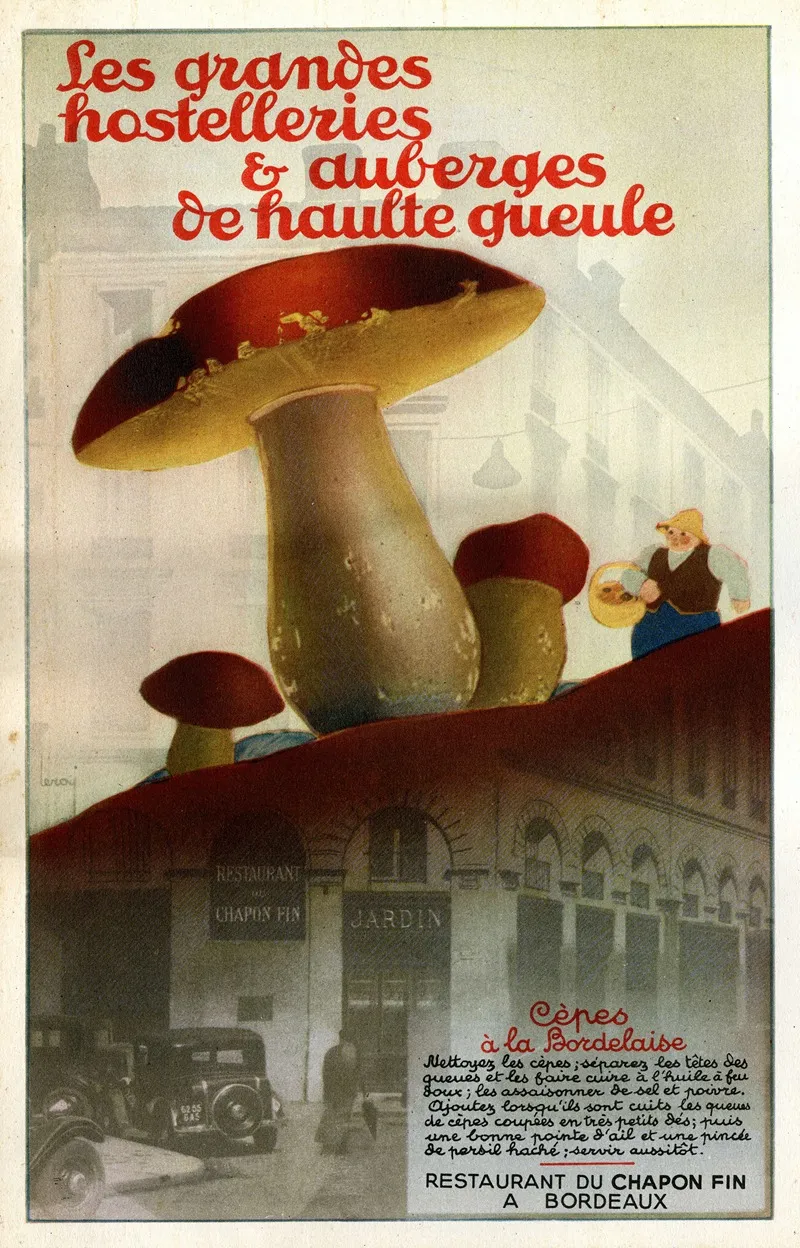 Restaurant Du Chapon Fin A Bordeaux Wall Art by Laboratoires de la Passiflorine - High-Resolution Digital Print