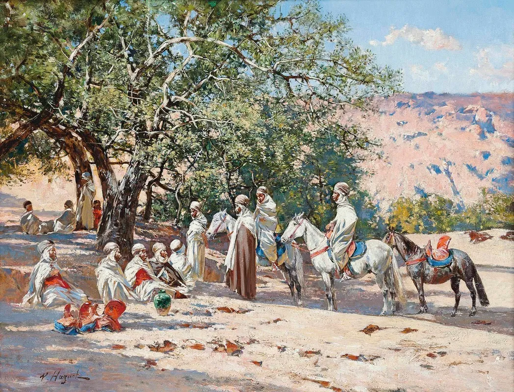 Resting At An Oasis