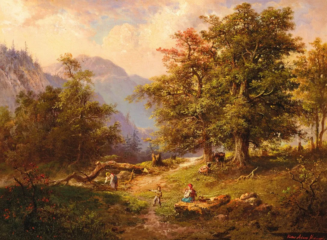 Resting In The Forest Wall Art by Adam Malinowski - High-Resolution Digital Print