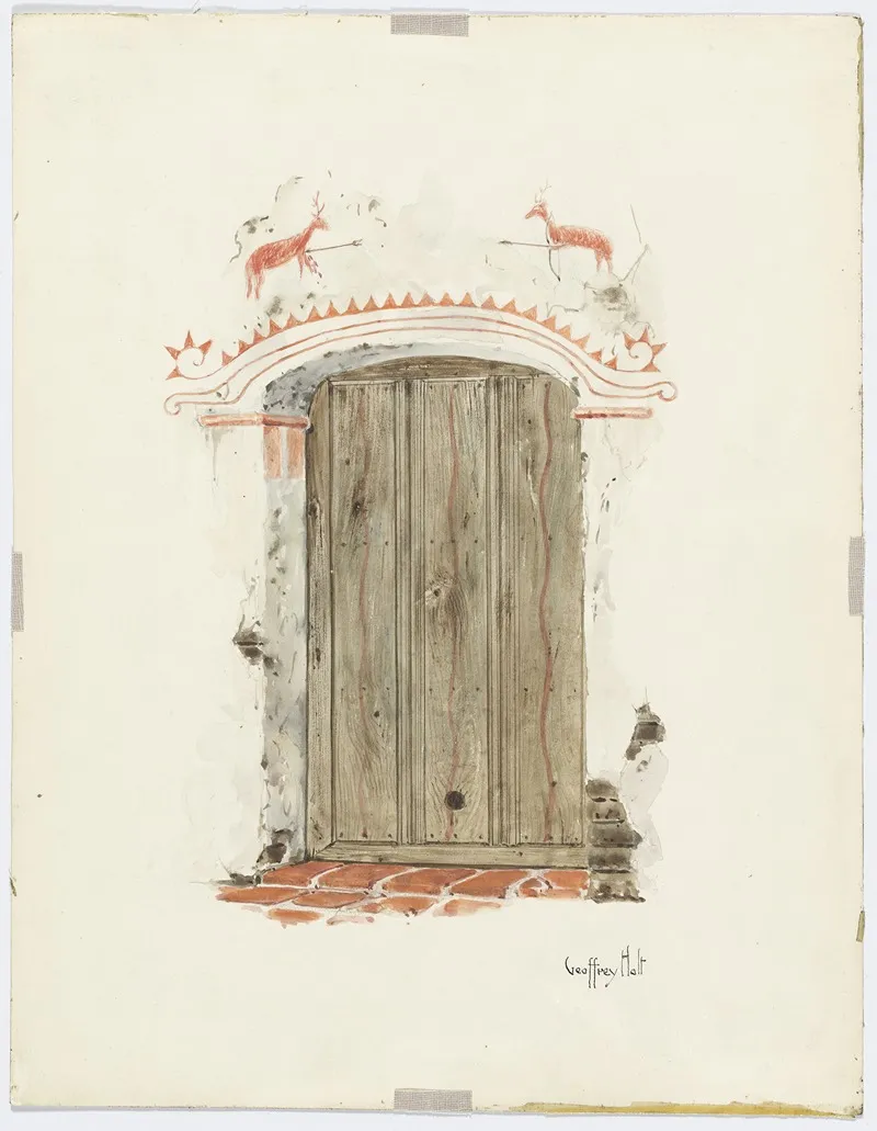 Restoration Drawing Facade Of Mission House