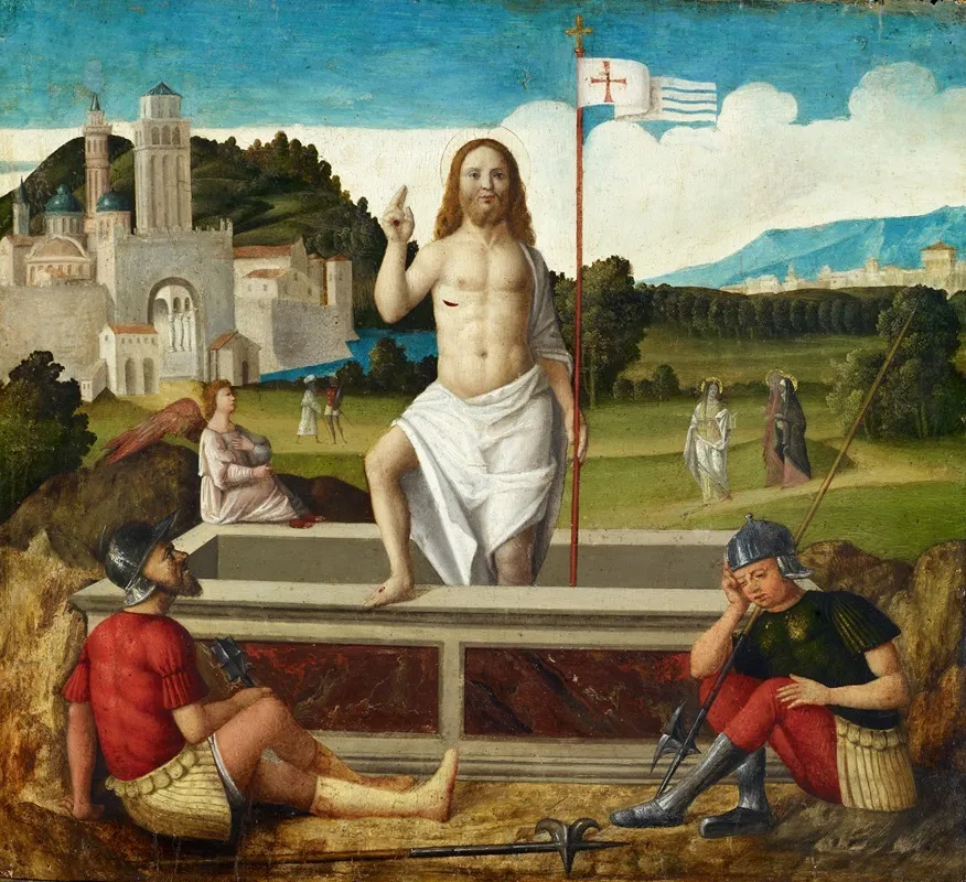 Resurrection Of Christ 5 Wall Art by Francesco Di Simone Da Santacroce - High-Resolution Digital Print