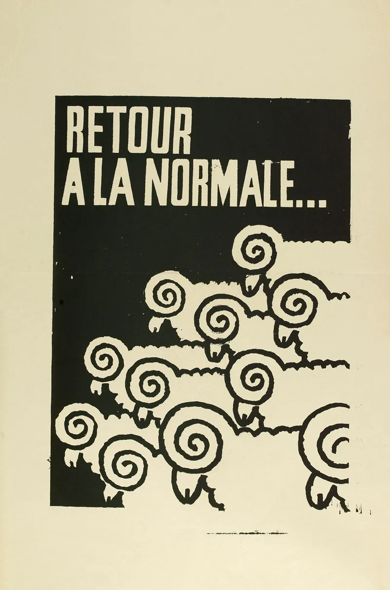 Retour A La Normale Wall Art by Atelier de l'Ecole Nationale Supérieure des Beaux-Arts - High-Resolution Digital Print