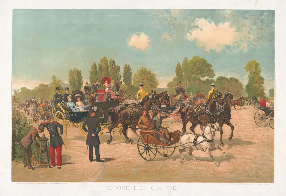 Retour De Descourses Wall Art by Fishel, Adler &amp; Co. - High-Resolution Digital Print