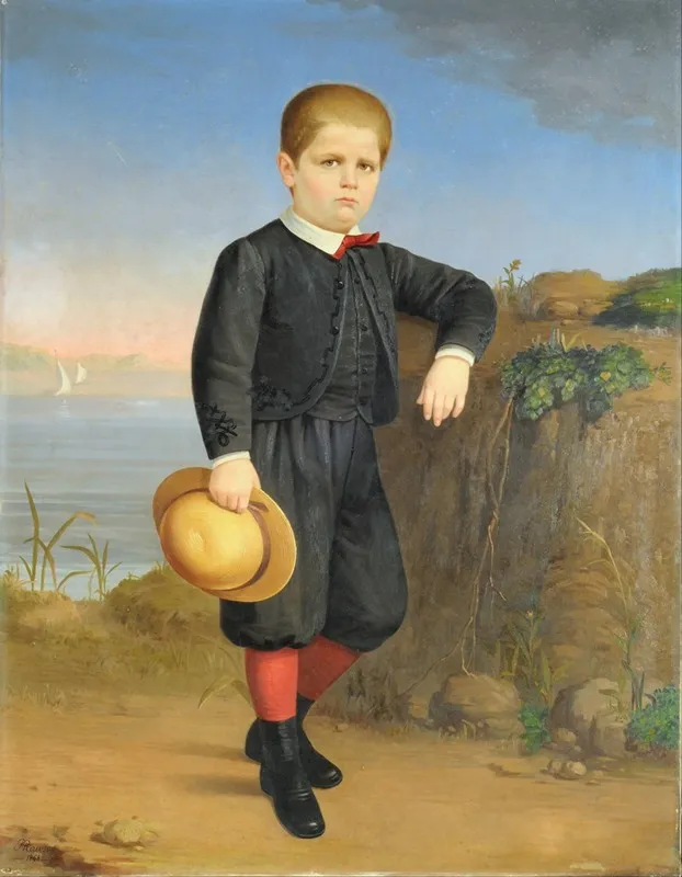 Retrato De Eduardo Lahitte Uribelarrea Wall Art by Benjamin Franklin Rawson - High-Resolution Digital Print