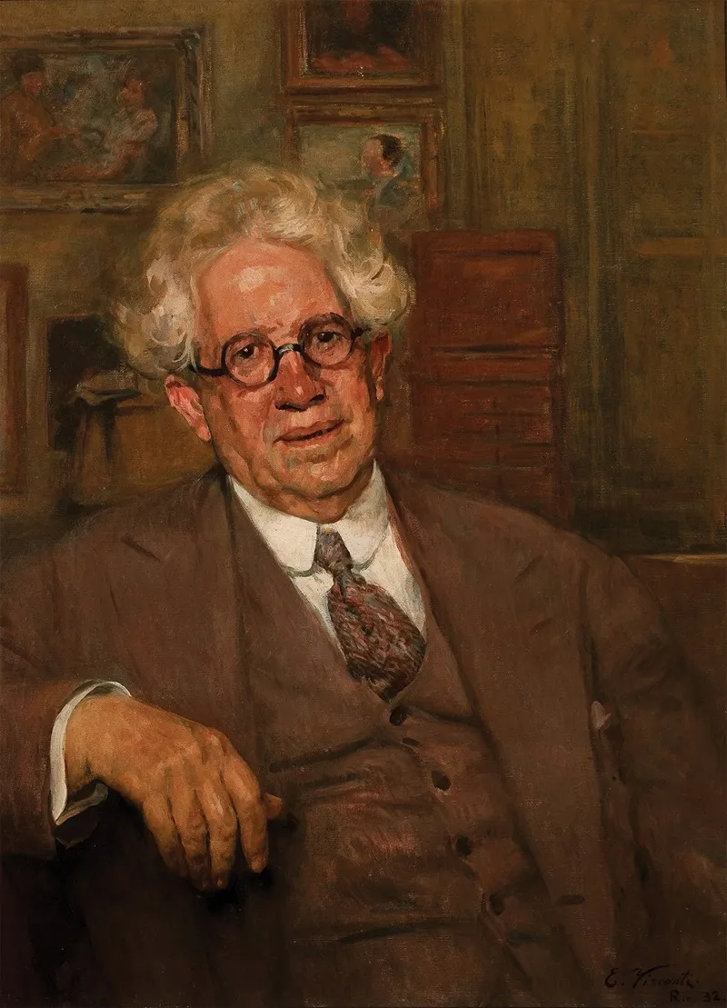 Retrato De Jose Da Silva Brandao Wall Art by Eliseu Visconti - High-Resolution Digital Print
