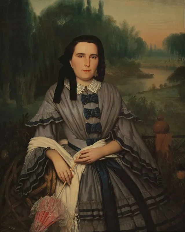 Retrato De La Senora Elvira Lavalleja De Calzadilla