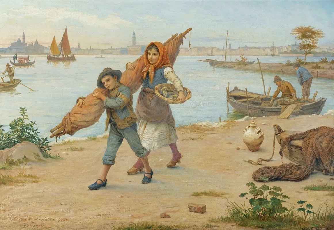 Return From The Catch Wall Art by Antonio Ermolao Paoletti - High-Resolution Digital Print