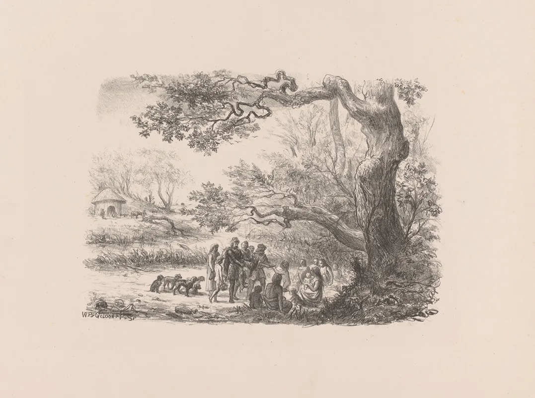 Return From The Hunt 8 Wall Art by Wilhelmus Petrus van Geldorp - High-Resolution Digital Print
