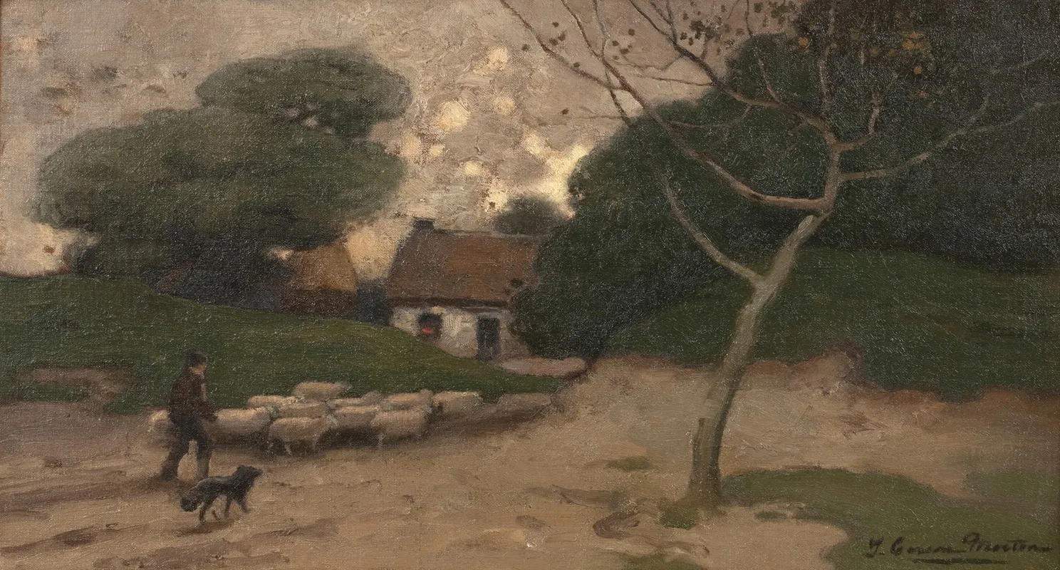 Return Of The Flock Wall Art by Thomas Corsan Morton - High-Resolution Digital Print