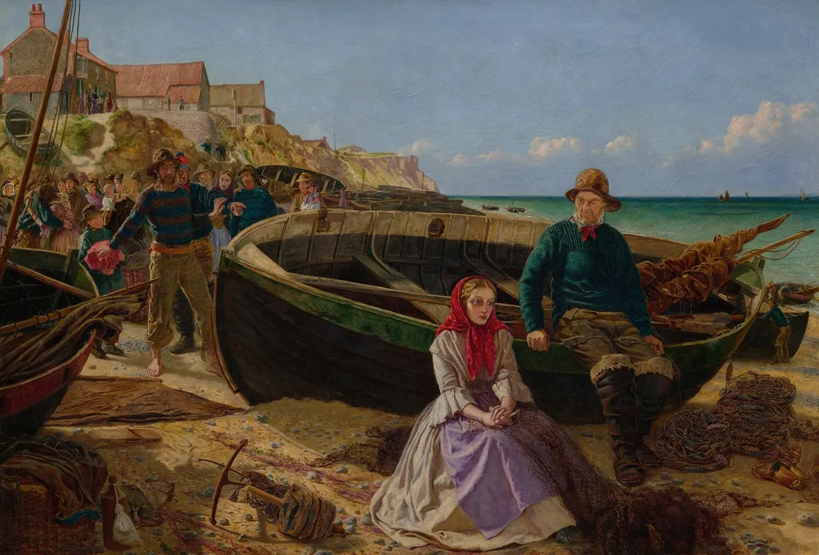 Return Of The Missing Crew Wall Art by Frederick Bacon Barwell - High-Resolution Digital Print