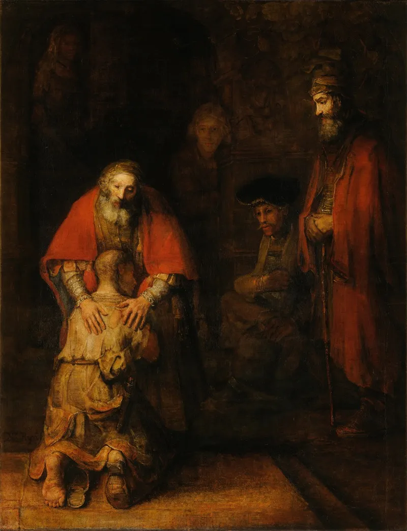 Return Of The Prodigal Son Wall Art by Rembrandt van Rijn - High-Resolution Digital Print