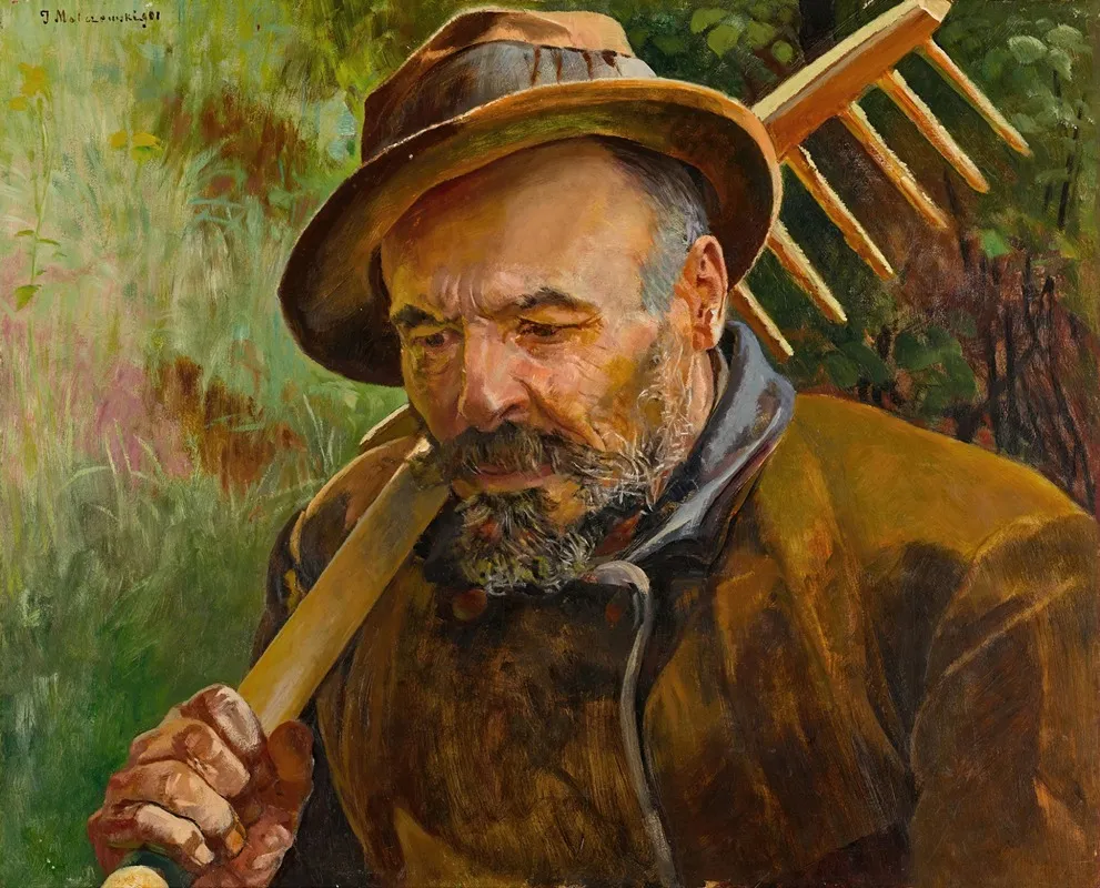 Returning From The Fields 2 Wall Art by Jacek Malczewski - High-Resolution Digital Print