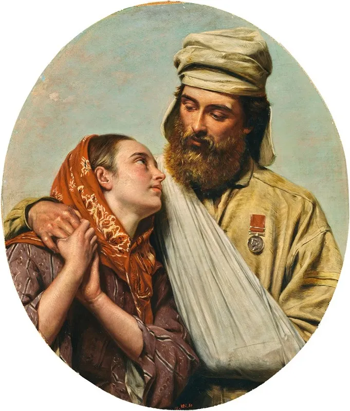 Returning Home Wall Art by Henry Nelson O'Neil - High-Resolution Digital Print