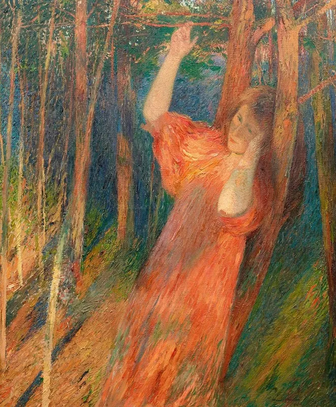 Reverie Automnale Wall Art by Henri Martin - High-Resolution Digital Print
