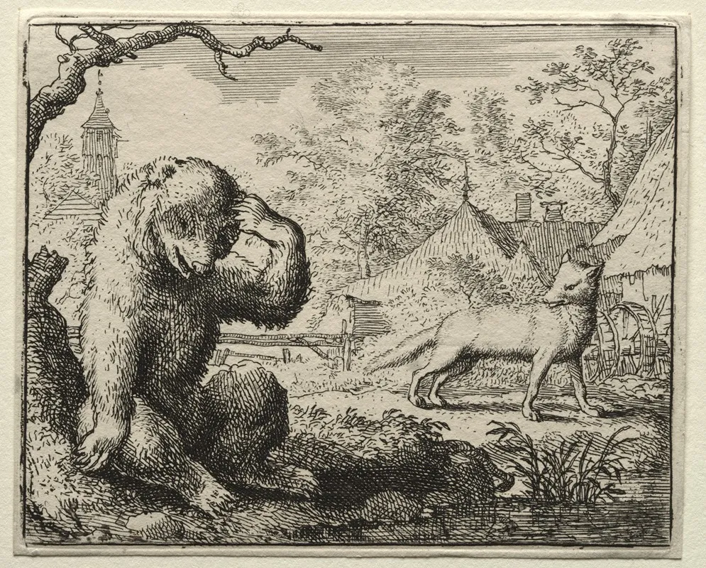 Reynard Chides The Injured Bear