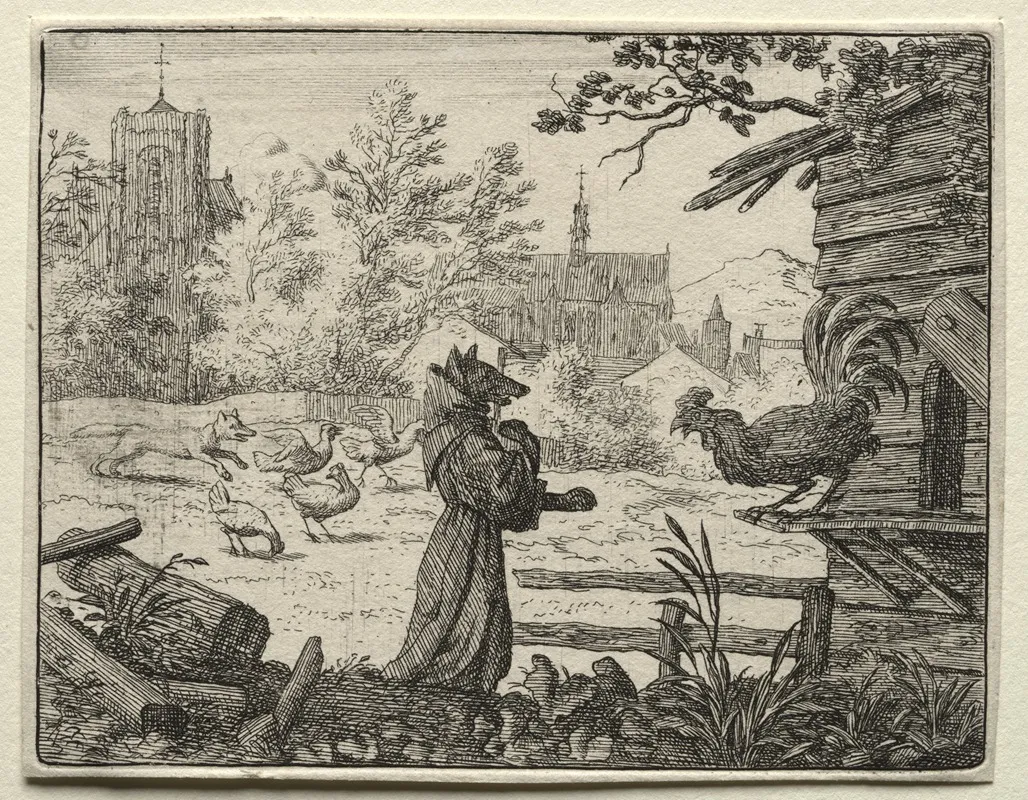 Reynard Disguised As A Monk