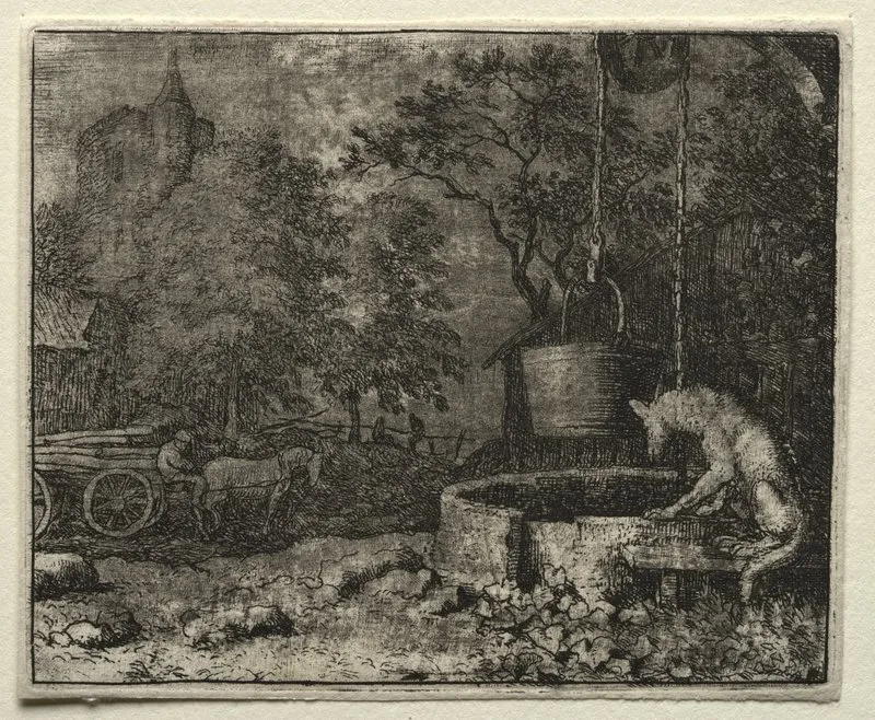 Reynard Tricks The Wife Of The Wolf