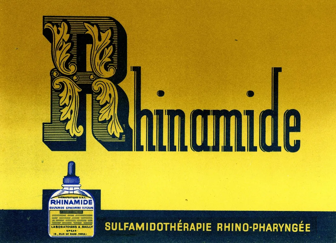 Rhinamide Wall Art by Laboratoires Bailly - High-Resolution Digital Print