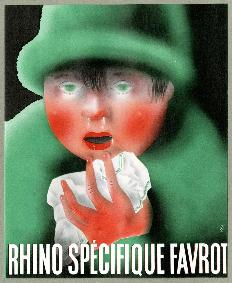Rhino Specifique Favrot Wall Art by Laboratoires docteur H. Ferré - High-Resolution Digital Print